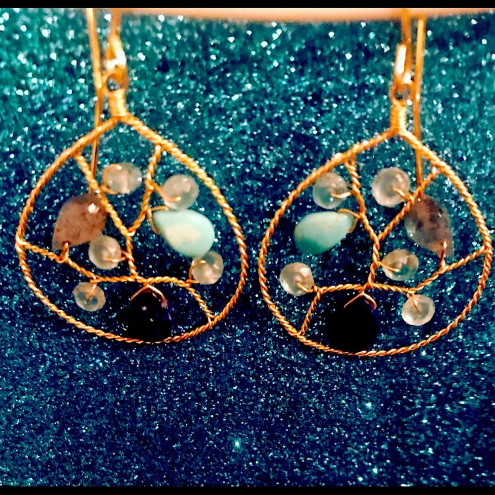 Dream catcher earrings 💎💙